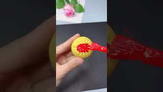 Its fun and beautiful to print a small spring flower with a balloon Come and try it with your chi [upl. by Florine488]