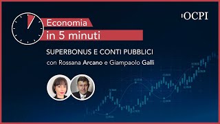 Economia in 5 minuti – Superbonus e conti pubblici [upl. by Arikahs875]