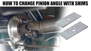 How to change your S10 pinion angle with shims and fail at the same time [upl. by Ponton248]