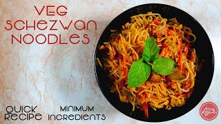 Veg Schezwan NoodlesSichuan NoodlesVeg NoodlesChilli Garlic NoodlesStreet Style Veg Chowmien [upl. by Krongold]