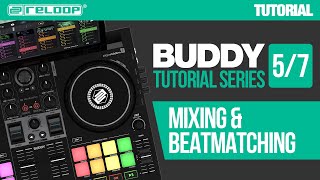 How to mix and beatmatch with Reloop Buddy  a compact controller for djay Tutorial 57 [upl. by Eibocaj959]