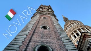 Novara Piedmont Italy 🇮🇹 Walking tour through the city center Exploring Italian city • 4K 2023 [upl. by Mintun]