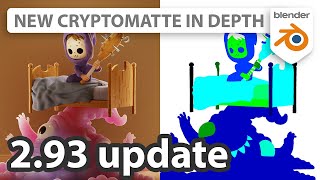 New Cryptomatte Workflow in Blender 293 In Depth Tutorial [upl. by Arret411]