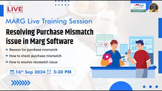 Resolving purchase mismatch issue in Marg Software [upl. by Aynas106]