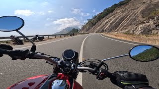 Honda CB350 RS  Gap Road Munnar  RAW Video 4K  POV  Pure Riding Sound 🎧 [upl. by Ahsemed]