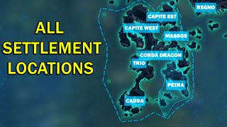 Just Cause 3 ALL Settlement Locations [upl. by Ginnie341]