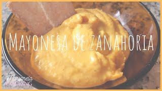 MAYONESA DE ZANAHORIA VEGANA FÁCIL DELICIOSA Y SALUDABLE  Marianela COOKING [upl. by Leryt]