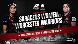 Allianz Premier 15s LIVE  Saracens Women v Worcester Warriors Women [upl. by Alemak980]