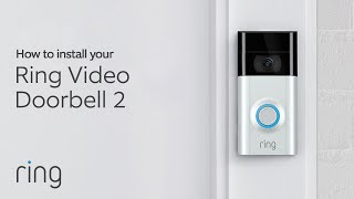 How to Install Ring Video Doorbell 2  Connect to Existing Doorbell [upl. by Aetnahc937]