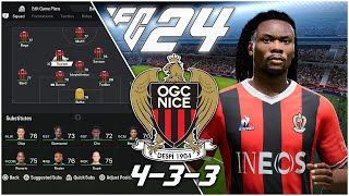 Fariolis OGC Nice Tactics  EA FC 24 [upl. by Kcor]