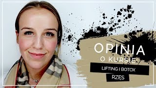 Akademia Infiniti opinia o Kursie Lifting i Botox Rzęs Pani Klaudii [upl. by Ive412]