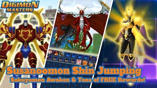 DMO Update amp Events FREE SSS Jumping Event  Sakuyamon Awaken amp More  Digimon Masters Online [upl. by Guinn]