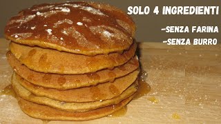 Pancake ai biscotti senza farina Pronti in 1 minuto [upl. by Ylurt]