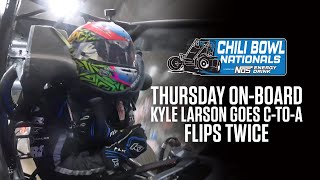 We Were OnBoard With Kyle Larson For Every Lap And Flip Thursday At The Chili Bowl [upl. by Canale]