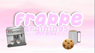 Frappe Trainings MR POV  Roblox  totaloutkast mobile [upl. by Eadie]