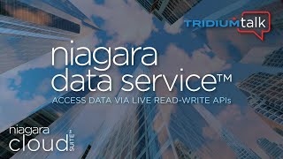 TridiumTalk Access Data via Live ReadWrite APIs with Niagara Data Service August 8 2024 [upl. by Iramat783]