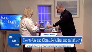 Use and Proper Cleaning of a Nebulizer and Inhaler [upl. by Yelyah]