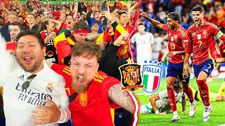 Spanien vs Italien  EM Stadionvlog 🇪🇸🇮🇹  PURE DOMINANZ  TITELFAVORIT ViscaBarca [upl. by Oneill]