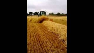 ELHO Twin 460 Swather Turning Straw [upl. by Kono]