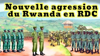 Nouvelle agression du Rwanda en RDC Un autre acte de provocation du RDF à Nyiragongo [upl. by Alejna]