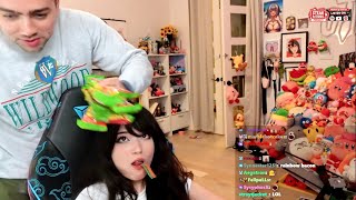 Mizkif amp Emiru FLIRTING with Each Other 😍 [upl. by Tik]