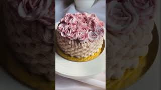 Flower basket theme cake😍shorts viral trending [upl. by Nyrahtak]