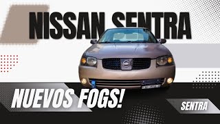 FAROS AUXILIARES NEBLINEROS  COMO INSTALAR FAROS DE NIEBLA  SENTRA JDM [upl. by Ayikahs565]