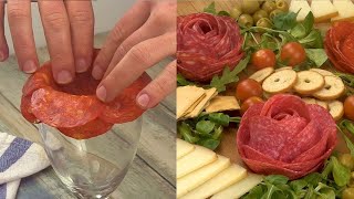 Rose di salame l’idea geniale per dare ai tuoi aperitivi una marcia in più [upl. by Peder]