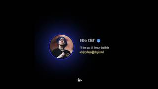 Billie Elish  Birds of a feathers mmsub billieeilish lyrics [upl. by Piggy]