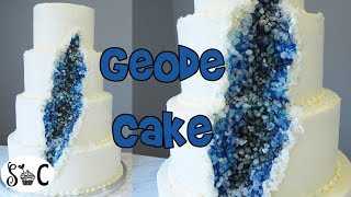 How to Make a GEODE CAKE Geode Wedding Cake  Sweetwater Cakes [upl. by Jaclyn]