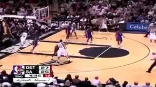 2005 NBA Finals  Detroit vs San Antonio  Game 7 Best Plays [upl. by Onitnatsnoc]