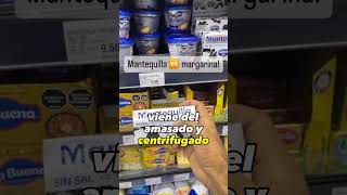 Mantequilla vs margarina nutricion [upl. by Shafer]