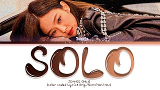 Jennie Solo Lyrics Color Coded Lyrics [upl. by Nnylaehs709]