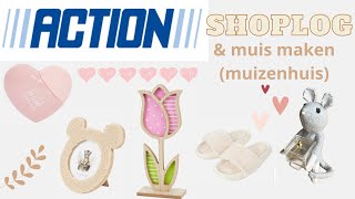 Action shoplog amp muis maken muizenhuis [upl. by Groos]