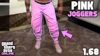 How To Get Pink Joggers In GTA 5 Online [upl. by Ahsimal]