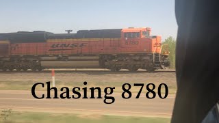 Chasing BNSF 8780 Coal Train From Manzanola CO To Las Animas CO [upl. by Yrrag]