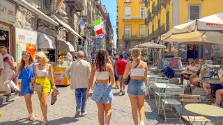 Naples Italy 🇮🇹  July 2024  4K 60fps HDR Walking Tour [upl. by Erdua]