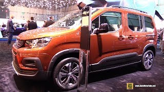 2019 Peugeot Rifter GT Line  Exterior and Interior Walkaround  Debut at 2018 Geneva Motor Show [upl. by Yuma352]