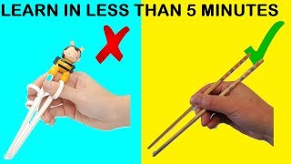 How To Use Chopsticks Immediately  Easily Explained [upl. by Aitenev808]