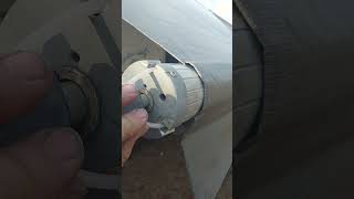 quick easy way to change fabric on a camper RV awning  took twenty minutes [upl. by Nibuz644]