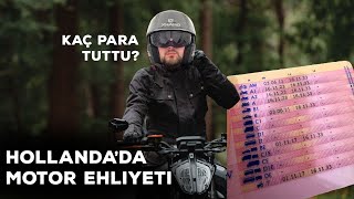 Motor Ehliyeti Aldım  Hollanda’da Motor Ehliyeti Nasıl Alınır Siz Bu Hatayı Yapmayın [upl. by Ofelia]