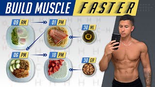 The Best Meal Plan To Build Muscle Faster EAT LIKE THIS [upl. by Ronalda]