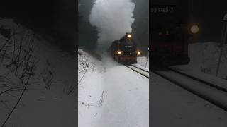 Fichtelbergbahn im Winter [upl. by Neelyad]