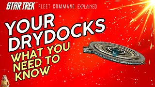 Your DRYDOCKS  How to play Star Trek Fleet Command  Outside Views STFC 2023 [upl. by Porche]