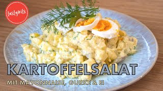 Bester Kartoffelsalat mit Mayonnaise Gurke amp Ei Rezept von Oma [upl. by Lambertson609]