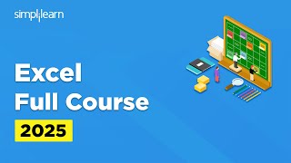 Excel Full Course  Excel Tutorial for Beginners  Excel Basics to Advanced Course  Simplilearn [upl. by Esilana]