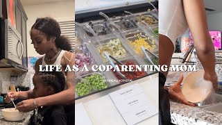 MY REALISTIC EVERYDAY ROUTINE WITH MY SON WHILE COPARENTING👩‍👦  Tremani cooked dinner ❤️ [upl. by Sutsugua]