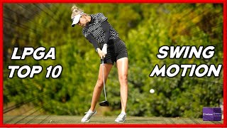 Driver Slow Motion Swings of 2023 LPGA Top 10 [upl. by Mathis]