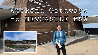 Exploring NEWCASTLE NSW part 1 MEREWETHER OCEAN BATHS  Winter time [upl. by Bullis207]