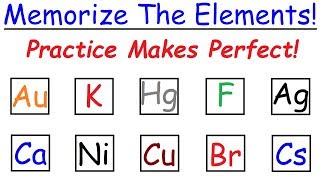 How To Memorize The Periodic Table Through Practice [upl. by Sihtam]